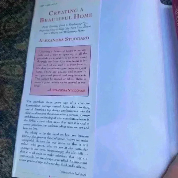 Creating a beautiful home cute chic book  home decor by Alexandria Stoddard - Picture 5 of 9